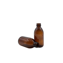 BOTELLA DE VIDRIO TOPACIO 200 mL DIN28